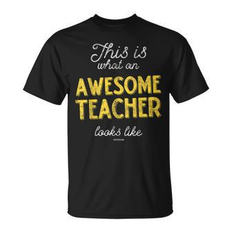 Teacher For & [2021] Awesome Teacher T-Shirt - Thegiftio UK